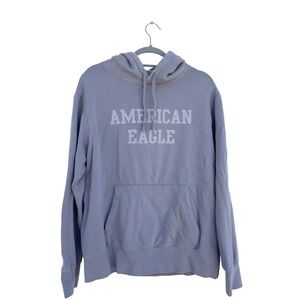 American Eagle Outfitters Super Soft Gray Hoodie Sweatshirt Medium Pullover